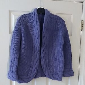 Elegant Purple Women's Cardigan